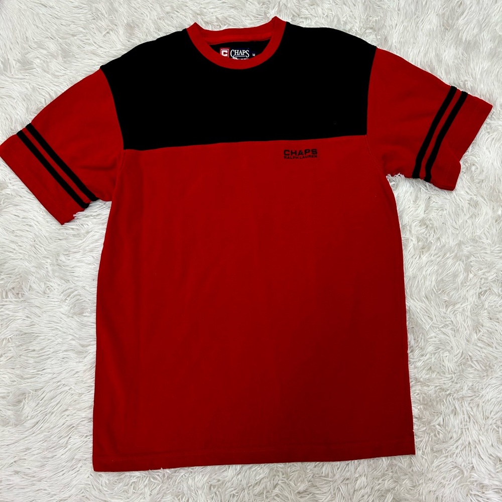 5 for $25. Men’s Chaps Dark Red&Navy Pullover Shirt Size M